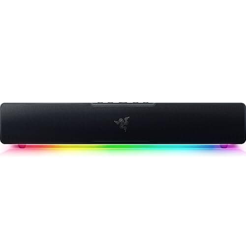 Razer Leviathan V2 X - PC Gaming Soundbar (Full-Range Drivers, Compact Desktop Form Factor, USB Type C Power and Audio Delivery, Bluetooth 5.0) Black - Image 1