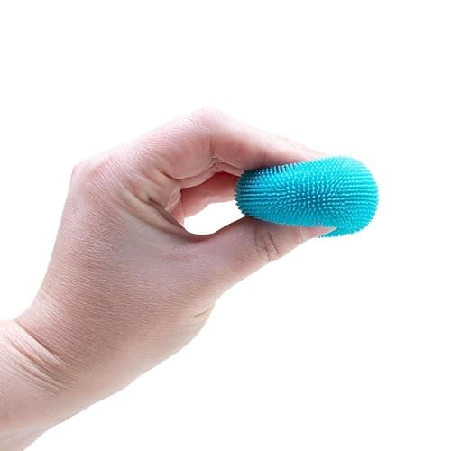 Schylling Teenie NeeDoh Fuzz Ball - 3 Teenie Squeeze Toys with a Velvet Texture and Soft Cloud Squish - 1" Balls - Color May Vary thumbnail 5
