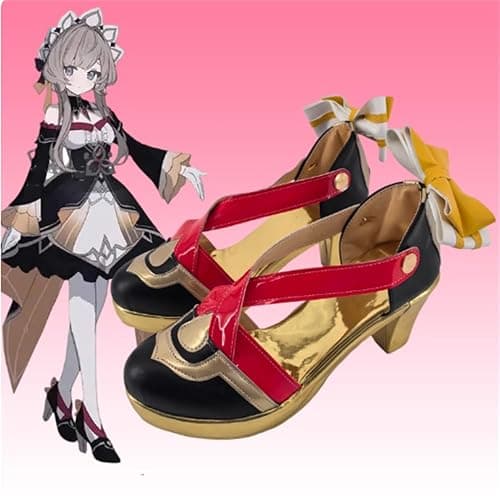 YXIDLMCOS Sandrone Genshin Impact Shoes Cosplay Boots Custom Made Anime Halloween Stage W5421 thumbnail 5