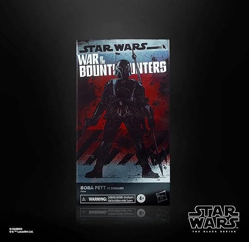 Star Wars The Black Series Boba Fett (in Disguise) SDCC Exclusive 6-Inch-Scale War of The Bounty Hunters Comic Set F5536 Multicolored Collectible by Hasbro Ages 4 and Up, Black,multicolored thumbnail 7