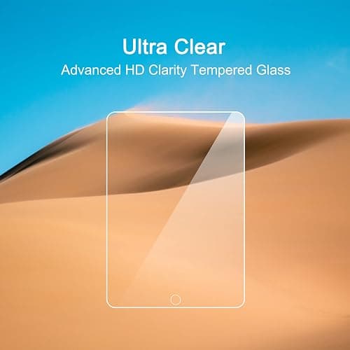 Ailun Screen Protector for iPad 9th 8th 7th Generation (10.2 Inch, iPad 9/8/7, 2021&2020&2019) Tempered Glass/Apple Pencil Compatible [2 Pack] thumbnail 5