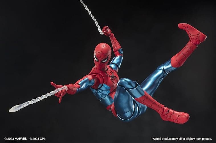 TAMASHII NATIONS - Spider-Man: No Way Home - Spider-Man [New Red and Blue Suit] (Spider-Man: No Way Home), Bandai Spirits S.H.Figuarts Action Figure thumbnail 4