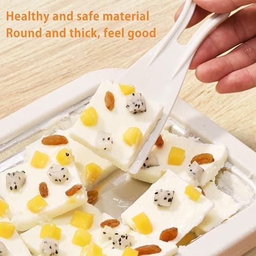 Ice Cream Roll Maker, with 2 Scrapers Ice Cream Maker Pan Multifunctional Cold Sweet Fried Food Plate for Making Rolled Ice Cream Soft Serve Slushies Frozen Yogurt Sorbet and Gelato(8.9X6.9 inch) thumbnail 4