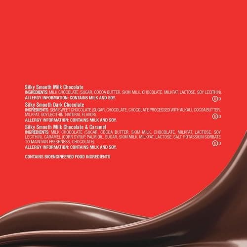 DOVE PROMISES Milk Chocolate, Dark Chocolate and Milk Chocolate & Caramel Assorted Chocolate Candy, 136 Ct Bulk Bag thumbnail 9