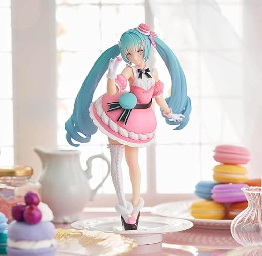 Furyu Hatsune Miku - Sweet Sweets Macaroon - Statuette Exceed Creative 21cm - Image 1