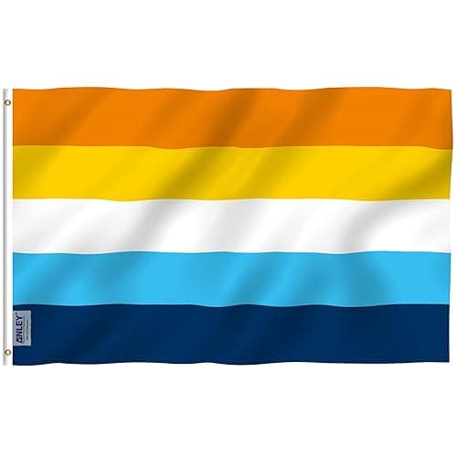 Anley Fly Breeze 3x5 Foot Aroace Pride Flag - Vivid Color and Fade proof - Canvas Header and Double Stitched - Aromantic Asexual LGBT Flags Polyester with Brass Grommets 3 X 5 Ft - Aroace