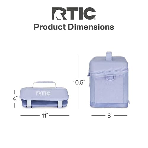 RTIC 15 Can Everyday Cooler, Soft Sided Portable Insulated Cooling for Lunch, Beach, Drink, Beverage, Travel, Camping, Picnic, for Men and Women thumbnail 4