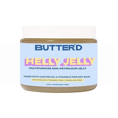 Butter'd Bodycare: Helly Jelly Multipurpose, Un-Petroleum, Non-Petroleum Body Jelly and Skin Protectant, Ointment for Adults and Babies with Castor Oil | Hydrating and Moisturizer (6 oz.) - Image 1