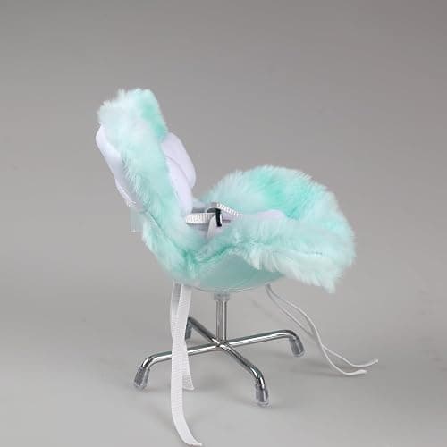 Doll Car Seat Compatible with Labubu, Chair for 10-17cm Dolls - Adjustable Safety Strap, Air Vent Clip & Desktop Stand, Soft Cushion, Cute Car Ornament Gift for Collectors & Fans (Mint Green Ombre) thumbnail 5
