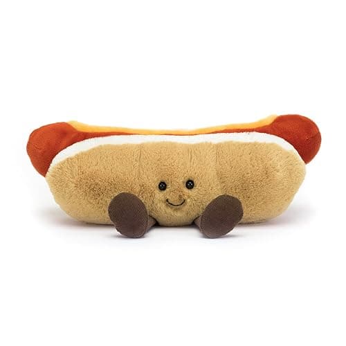Jellycat Amuseables Hot Dog Stuffed Toy, 10 inches - Food Plush - Fun Gift Idea thumbnail 3