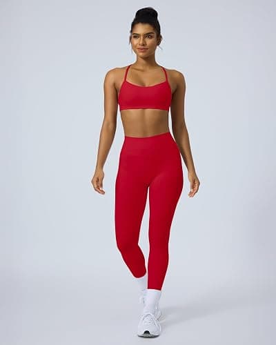PAVOI ACTIVE Buttery Soft Workout Leggings for Women - High Waisted No Front Seam Gym Leggings Yoga Pants - FlexFlow thumbnail 4