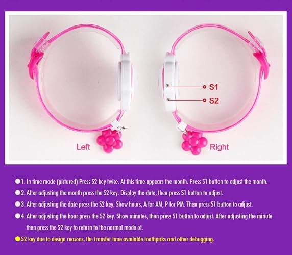 Kids Watch Girl Flower Shape Watch Novelty Cartoon Digital Watch 1144 thumbnail 6