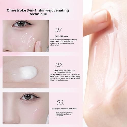 BLUE LOVE Pink Toner for Face - Hydrating & Soothing Water Formula with Hyaluronic Acid, Refines Pores, Balances pH, Gentle for Daily Use on All Skin Types thumbnail 3