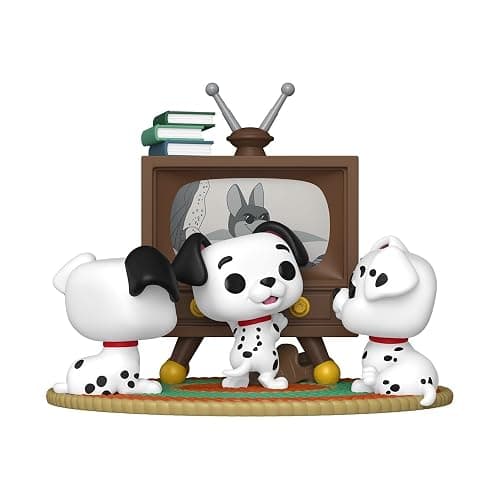 Funko Pop! Moments: Disney - 101 Dalmatians - Rolly, Patch & Lucky with TV - Collectable Vinyl Figure - Gift Idea - Official Merchandise - Toys for Kids & Adults - Disney Fans - Figure for Collectors thumbnail 2