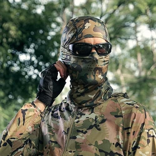 Balaclava Face Mask for Men Women UV Protection Summer Cooling Full Head Cover Camo Motorcycle Helmet Masks Hunting Hood thumbnail 7