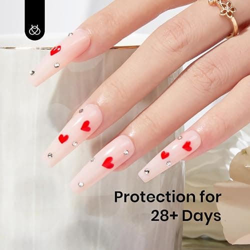 Beetles Color Base Gel Nail Polish 1pcs 15ml | Rubber Base Builder Neutral Nude Gel Base Coat Warm Jade Nail Polish, Nail Strengthener Soak Off UV LED Light Needed thumbnail 6