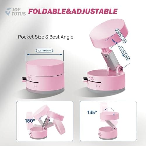 JOYTUTUS Shower Phone Holder, Reusable Suction Cup Phone Mount for Shower, Mirror, Kitchen, Window & Bathroom, Shower Phone Mount Compatible with iPhone 17, 16, 15, 14, 13 & All Phones,Pink,1 Pack thumbnail 5