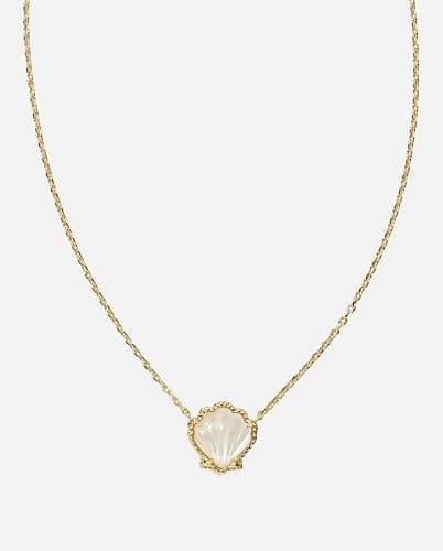 Kendra Scott Brynne Shell Short Pendant Necklace, Fashion Jewelry for Women thumbnail 5