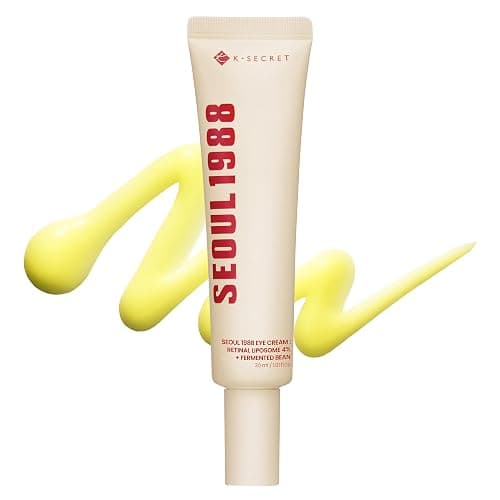 K-SECRET SEOUL 1988 Retinal Eye Cream β Formulated with Advanced Retinal Liposome 4% and Fermented Bean for Smoother, Refreshed-Looking Eyes | Korean Skincare, 30ml / 1.01 fl oz - Image 1