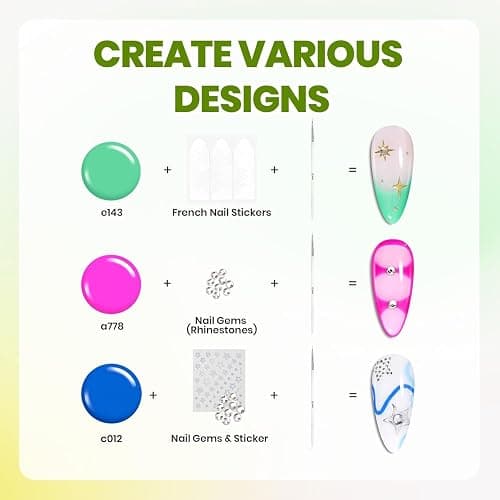Beetles Gel Nail Polish Kit with U V Light - 53 Pcs Emotional Spectrum Pro 32 Colors Gel Nail Kit with Base &Matte &Glossy Top Coat and Tools Decoration Manicure Set Soak Off Gifts for Women Girls thumbnail 6