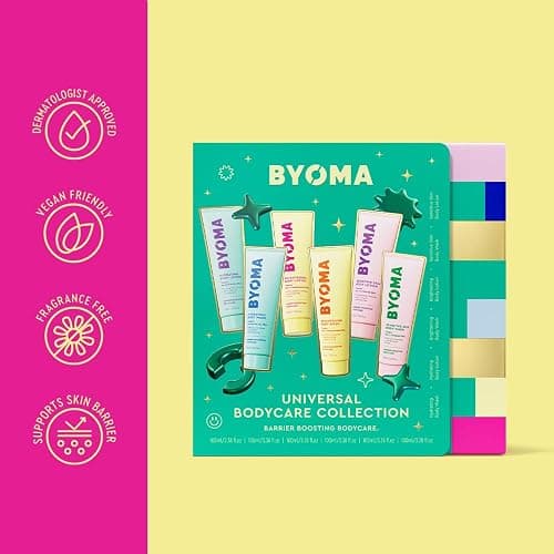 BYOMA Body Care Holiday Gift Set (6-Piece Kit) - Hydrating, Brightening & Sensitive Body Wash & Lotion - Travel Size, Supports Skin Barrier thumbnail 6