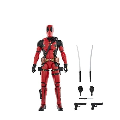 Marvel Legends Series Deadpool, Deadpool & Wolverine Collectible 6 Inch Action Figure for Adults Ages 14 and Up - Image 1