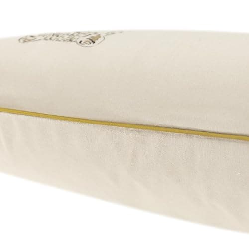 JWH Leopard Print Throw Pillow Cover Decorative Velvet Pillow Case Gold Foil Printing Cushion Lumbar Pillowcase for Bed Couch Chair Car 12x20 Inches Creamy White thumbnail 7