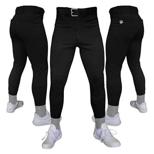 Dirty Mids Original The Essentials Baseball Pants – Pro Fit, Anti-Slip Waistband – White, Black, Grey – XS to XL - Image 1