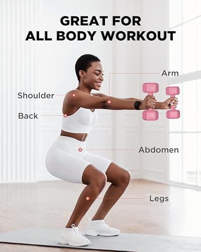 pink 10 lb dumbbells  thumbnail 5