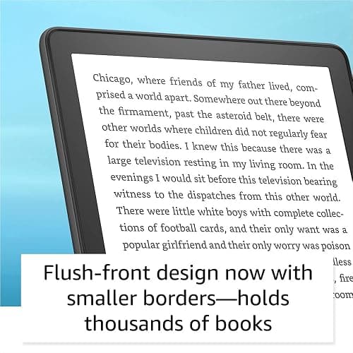 Amazon Kindle Paperwhite (8 GB) – Now with a larger display, adjustable warm light, increased battery life, and faster page turns – Black thumbnail 4