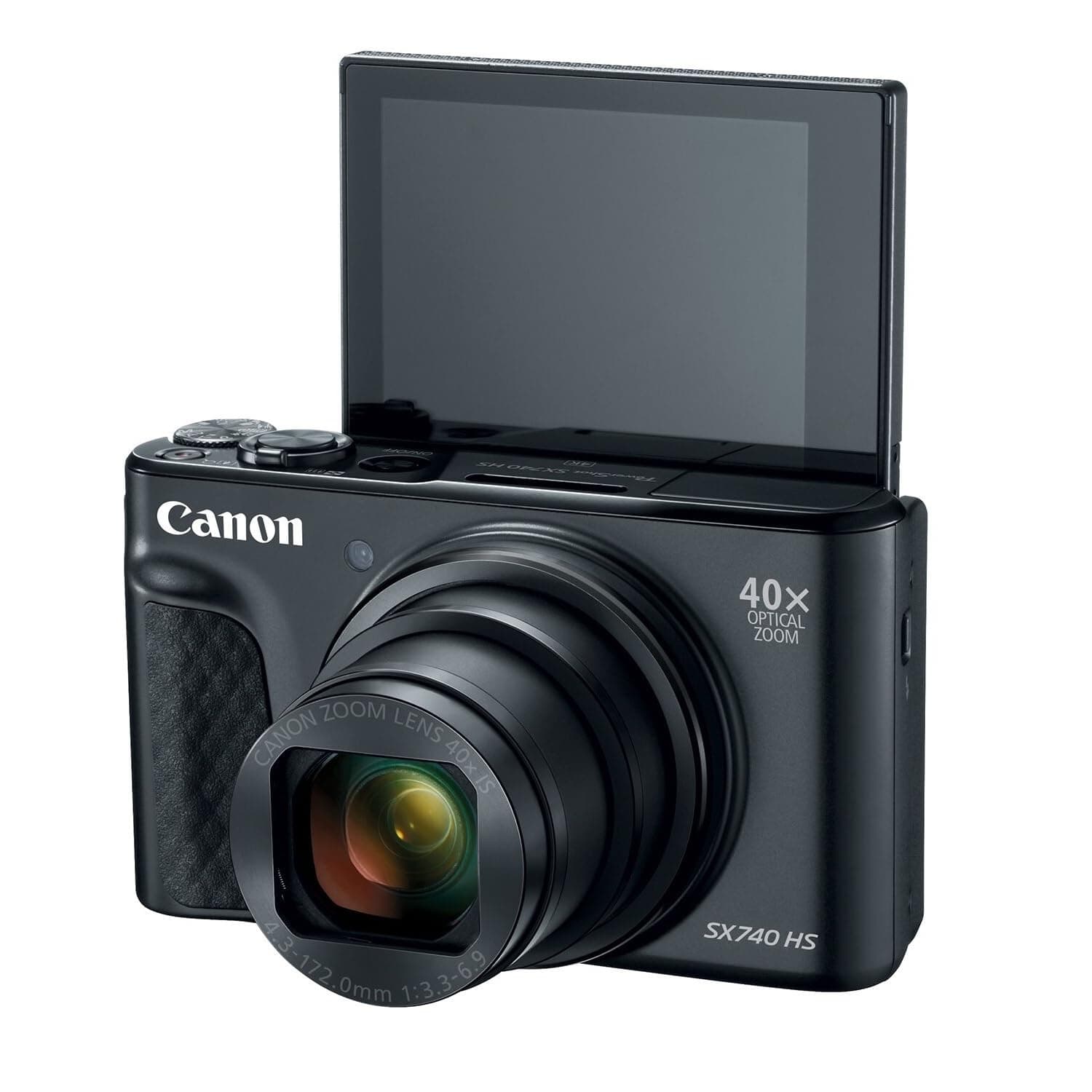 Canon PowerShot SX740 HS Digital Camera (Black) thumbnail 2