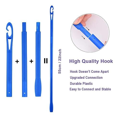 40pcs Heatless Spiral Hair Curlers for Long Hair - Heatless Curls Overnight 22inch Magic Hair Rollers No Heat Curlers for Women Kids thumbnail 5