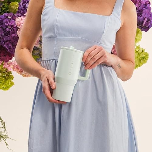 HydroJug Kids - 20 oz Insulated Kids Water Bottle with Flip Straw & Handle | Leak-Proof & Durable | Perfect for School, Sports, Lunch, Travel & Camp, Beryl thumbnail 2