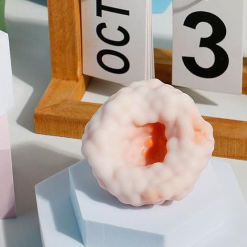 Soft Crunchy Stress Ball with Texture Bumps, Crunchy Squishys, Sensory Stress Relief Toy for Adults, Slow Rising Sensory Squeeze Balls, for Daily Use Offices Desk and Birthday Gifts (Pk) thumbnail 8
