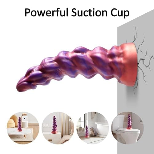 Wneseny 15.6 Inch Huge Thick Monster Dildo, Fantasy Silicone Giant Dildos with Strong Suction Cup, XXL Extra Large Dragon Anal Dildo for Deeper Sex, Big Long Adult Sex Toys for Male Women Gay thumbnail 7