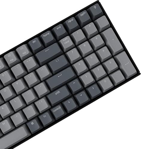 Keychron K4 96% Layout 100 Keys Wireless Bluetooth 5.1/Wired USB Mechanical Gaming Keyboard with Gateron G Pro Brown Switch White LED Backlight N-Key Rollover for Mac Windows PC-Version 2 thumbnail 7