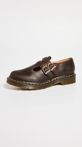 Dr. Martens Women's 8065 Mary Jane Loafers, Dark Brown Crazy Horse, 11 Medium US thumbnail 2