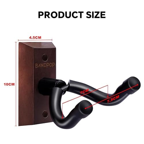 Guitar Wall Mount Solid Beech Wood thumbnail 2