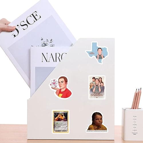 64pcs Sheldon TV Drama Romantic Aesthetics Retro Funny Stickers Pop Kawaii Pack | Vsco Funny Cool Deacls Graffiti Stickers Vinyl for Water Bottle Skateboard Luggage Laptop thumbnail 9