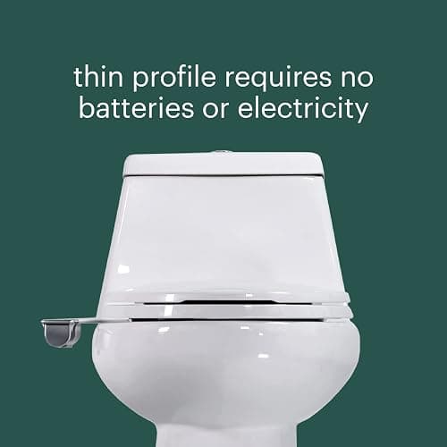 Brondell Bidet - Thinline SimpleSpa SS-150 Fresh Water Spray Non-Electric Bidet Toilet Attachment in White with Self Cleaning Nozzle and SafeCore Internal Valve thumbnail 6
