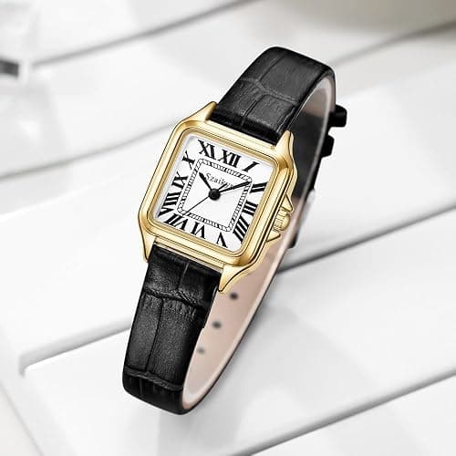 Szaikyri Classic Square Watches for Women with Roman Numerals Ladies Casual Dress Watch thumbnail 4