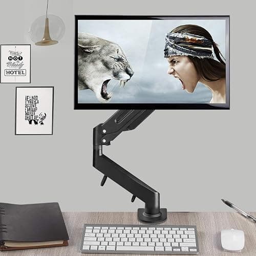Suptek Monitor Mount Gas Spring Monitor Arm Desk Mount Fully Adjustable Fits 17 20 22 23 24 26 32 inch Monitors Weight Capacity up to 22 lbs thumbnail 7