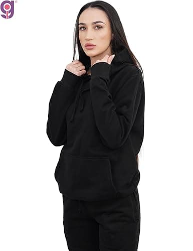 Graphic Impact Plain Pullover Hoodie Casual Hooded Top Unisex for Mens and Womens and Hooded Sweatshirts thumbnail 2