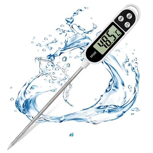 thermometre cuisine accessoire termometre cuison,thermomètre sonde thermometre barbecue 5Secondes LCD Ecran Thermomètre pour Patisserie BBQ Lait à Viande Culinaire (Version normale) - Image 1