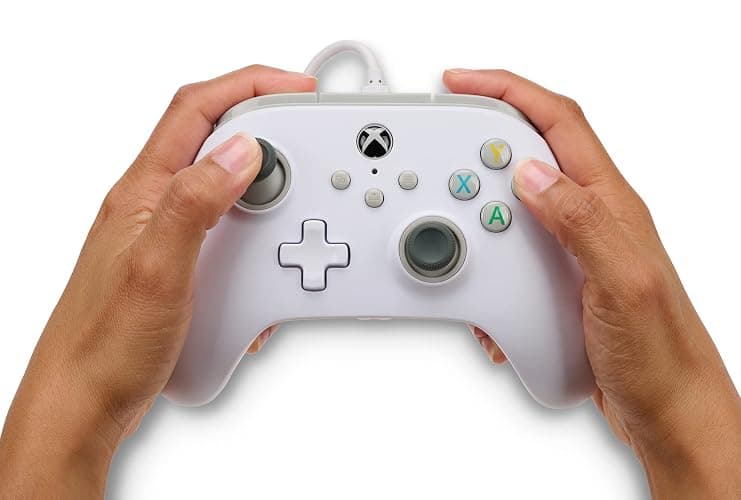 PowerA Wired Controller for Xbox Series X|S - White, gamepad, video game / gaming controller, works with Xbox One thumbnail 2