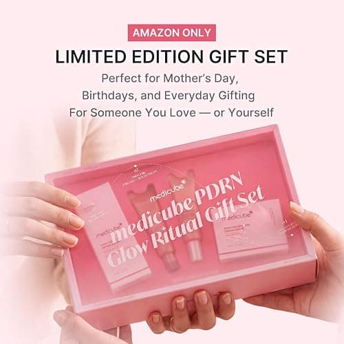 medicube Glow Ritual Gift Set | Collagen, Retinol, Peptides for Firm & Glow | Full Size Serum, Cream & Mini Eye Cream, Mask | Skincare Gift Set, Korean Skincare Set, Gifts for Her thumbnail 4