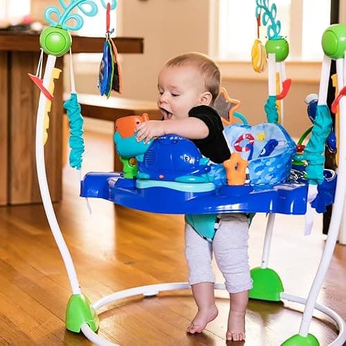 Baby Einstein Neptune's Ocean Discovery Activity Jumper, Ages 6 months +, Max weight 25 lbs., Unisex - Neptune's Ocean thumbnail 16