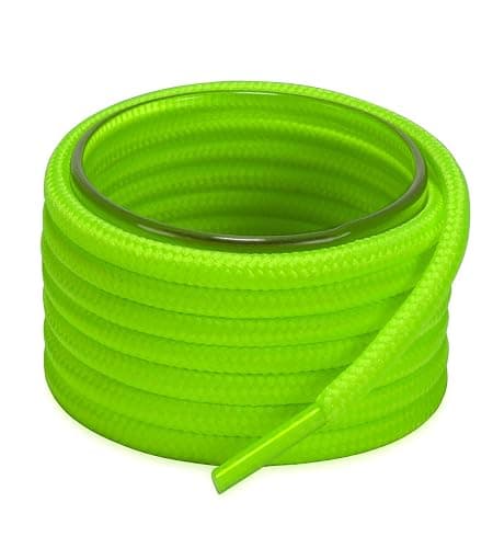 Shoemate Solid Color Round Shoe Laces for Sneakers, Boots and Athletic Shoes, Shoe Strings - Image 1