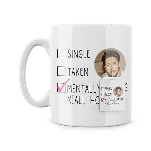 Rib ticklerz - Funny Mugs Single Taken Mentally Dating Niall Horan Mug Daughter Best Friend Bestie Joke Gifts Birthday Christmas Colleague Humour Banter - MG640 thumbnail 2