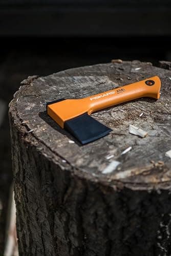 Fiskars Ascia da Taglio X5, Lunghezza: 23 cm, XXS, Nero/Arancione, 1015617 thumbnail 8